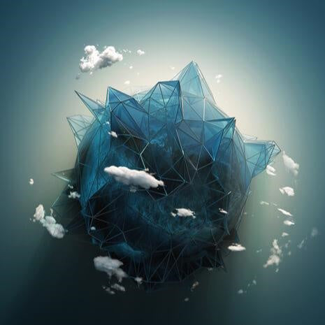 Lemurische kristallen band van licht