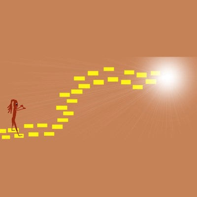 Vooruit gaan op je pad Manifestatie