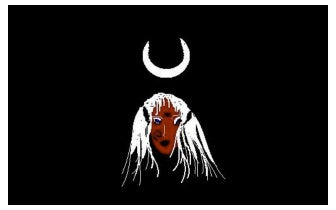 Oude Vrouw Wijsheid van Godin Morrigan Empowerment