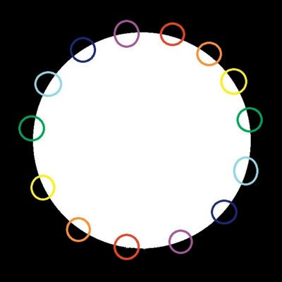 Regenboog Chakra Cirkel Reiki
