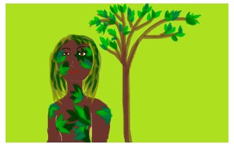 Groene vrouw - Heilige moeder van het Bos